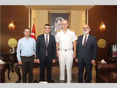 SAHİL GÜVENLİK AKDENİZ BÖLGE KOMUTANI TUĞAMİRAL GÖKMEN GÜCÜYEN’DEN ZİYARET