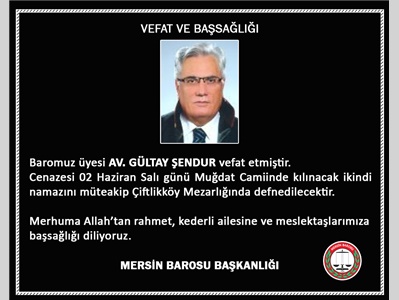 VEFAT VE BAŞSAĞLIĞI