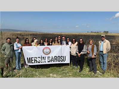 MERSİN BAROSU, GÖKSU DELTASI'NDA BASIN AÇIKLAMASI YAPTI