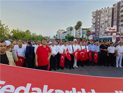 BARO BAŞKANIMIZ AV. GAZİ ÖZDEMİR, 15 TEMMUZ ANMA ETKİNLİKLERİNE KATILDI