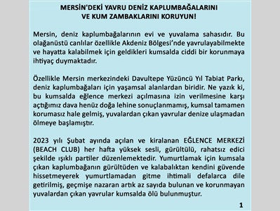 İMZA KAMPANYASINA DESTEĞİNİZİ BEKLİYORUZ