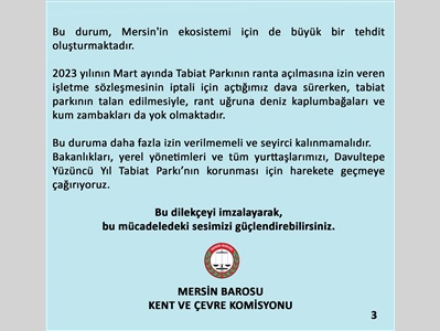 İMZA KAMPANYASINA DESTEĞİNİZİ BEKLİYORUZ