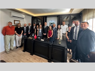 MESLEKTAŞIMIZIN OFİS AÇILIŞINA KATILDIK