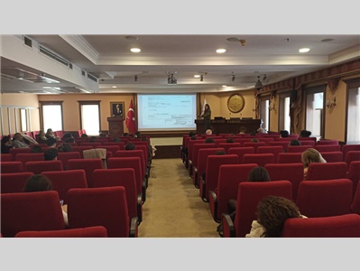 TİCARET HUKUKU KOMİSYONUMUZ TARAFINDAN SEMİNER DÜZENLENDİ