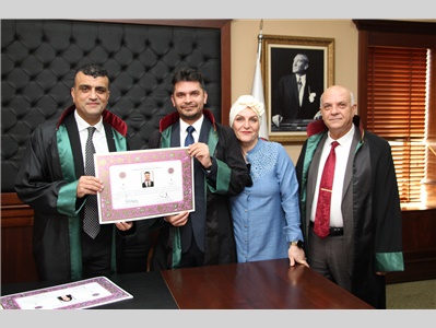 14 STAJTER AVUKATIMIZ, AVUKATLIK RUHSATNAMESİNİ ALDI