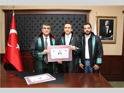 14 STAJTER AVUKATIMIZ, AVUKATLIK RUHSATNAMESİNİ ALDI