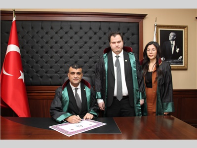 14 STAJTER AVUKATIMIZ, AVUKATLIK RUHSATNAMESİNİ ALDI