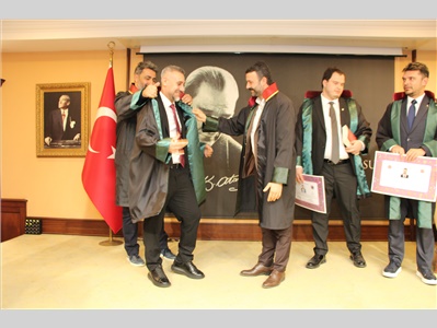 14 STAJTER AVUKATIMIZ, AVUKATLIK RUHSATNAMESİNİ ALDI