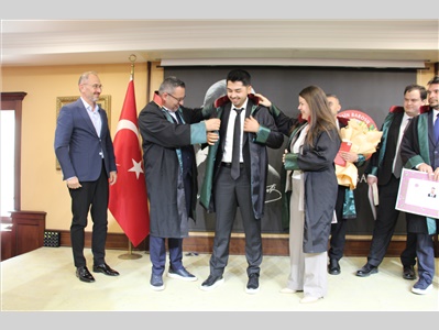 14 STAJTER AVUKATIMIZ, AVUKATLIK RUHSATNAMESİNİ ALDI