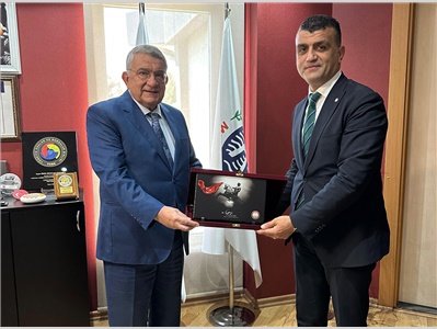 MERSİN TİCARET BORSASI BAŞKANI ABDULLAH ÖZDEMİR’E ZİYARET