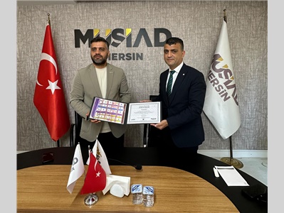 MÜSİAD MERSİN ŞUBE BAŞKANI MEHMET SAİT KAYAN’A ZİYARET
