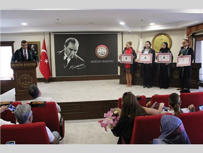 5 STAJYER AVUKATIMIZ CÜBBE GİYDİ