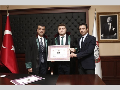 10 STAJYER AVUKATIMIZ, AVUKATLIK RUHSATNAMESİNİ ALDI