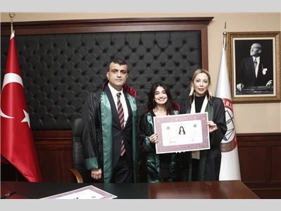 9 STAJYER AVUKATIMIZ CÜBBE GİYDİ