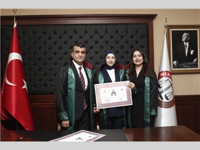 9 STAJYER AVUKATIMIZ CÜBBE GİYDİ