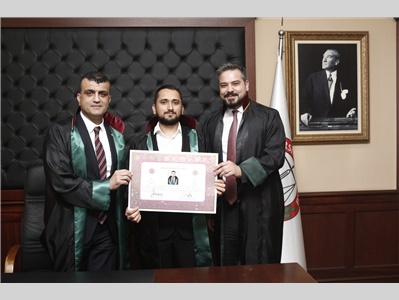 9 STAJYER AVUKATIMIZ CÜBBE GİYDİ
