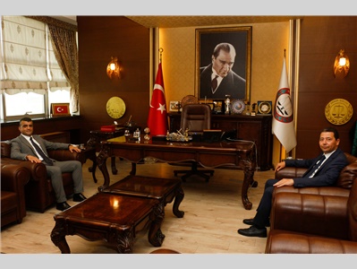 MERSİN 1. İDARE MAHKEMESİ BAŞKANI UĞUR KOCAMAN'DAN VEDA ZİYARETİ
