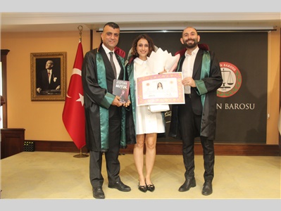 15 STAJYER AVUKATIMIZ AVUKATLIK RUHSATNAMESİNİ ALDI