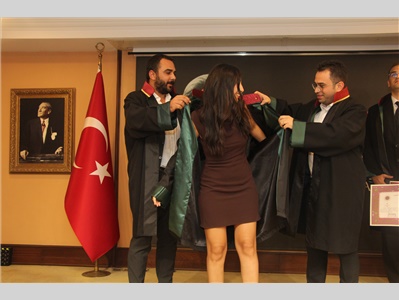 15 STAJYER AVUKATIMIZ AVUKATLIK RUHSATNAMESİNİ ALDI