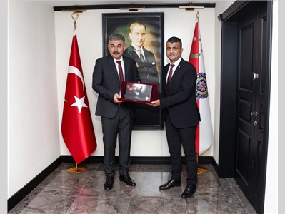 BARO YÖNETİMİMİZDEN, MERSİN İL EMNİYET MÜDÜRÜ KAMİL KARABÖRKE ZİYARET