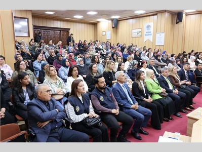 KADIN HAKLARI MERKEZİMİZ, “ŞİDDETİN ÖNLENMESİ VE AİLE İÇİ İLETİŞİM” KONULU PANELDE KONUŞMACI OLARAK YER ALDI