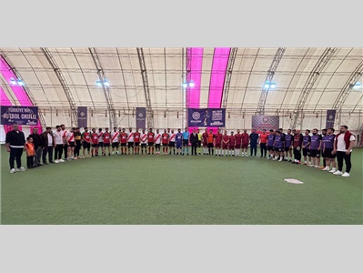 GELENEKSEL ATATÜRK KUPASI HALI SAHA FUTBOL TURNUVASI AÇILIŞI YAPILDI