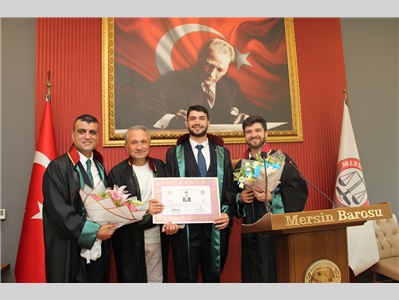 İKİ GENÇ MESLEKTAŞIMIZ DAHA AVUKATLIK RUHSATNAMESİNİ ALDI