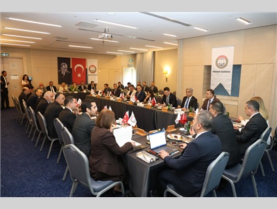 AKDENİZ BÖLGE BARO BAŞKANLARI TOPLANTISI,MERSİN BAROSU’NUN EV SAHİPLİĞİNDE YAPILDI
