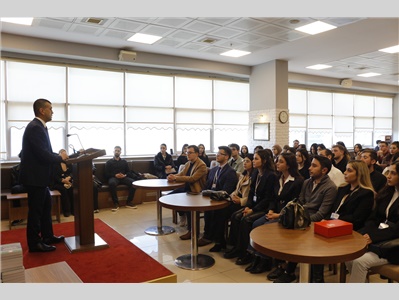 ÇAĞ ÜNİVERSİTESİ GENÇ HUKUKÇULAR KULÜBÜ ÜYELERİ BAROMUZU ZİYARET ETTİ