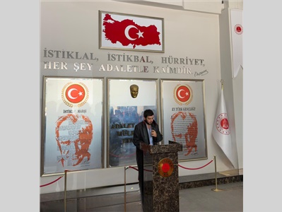 ANAMUR İLÇE TEMSİLCİLİĞİMİZ, ADLİ YIL AÇILIŞ TÖRENİNDE YARGI CAMİASIYLA BİR ARA GELDİ
