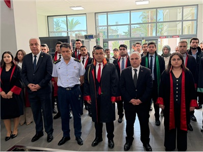ANAMUR İLÇE TEMSİLCİLİĞİMİZ, ADLİ YIL AÇILIŞ TÖRENİNDE YARGI CAMİASIYLA BİR ARA GELDİ