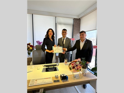 MESLEKTAŞIMIZIN OFİS AÇILIŞINA KATILDIK
