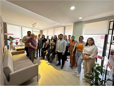 MESLEKTAŞIMIZIN OFİS AÇILIŞINA KATILDIK
