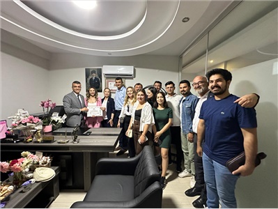 MESLEKTAŞIMIZIN OFİS AÇILIŞINA KATILDIK