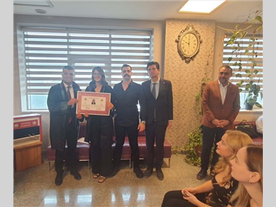 TARUS'TA 2 STAJYER AVUKATIMIZ CÜBBE GİYDİ