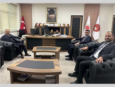 TARSUS CUMHURİYET BAŞSAVCISI SAYIN ORHAN KAYA  YA ZİYARET