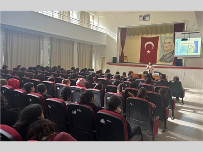 ÖĞRENCİLER SUÇ SAYILAN DAVRANIŞLAR HAKKINDA BİLGİLENDİRİLDİ