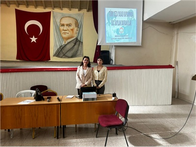 ÖĞRENCİLER SUÇ SAYILAN DAVRANIŞLAR HAKKINDA BİLGİLENDİRİLDİ