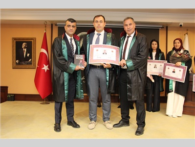 10 STAJYER AVUKATIMIZ CÜBBE GİYDİ
