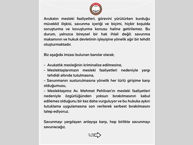 BAROLAR ORTAK AÇIKLAMA YAPTI