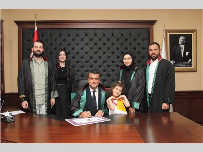 6 STAJYER AVUKATIMIZ CÜBBE GİYDİ