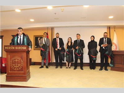 6 STAJYER AVUKATIMIZ CÜBBE GİYDİ