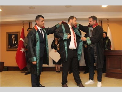 6 STAJYER AVUKATIMIZ CÜBBE GİYDİ