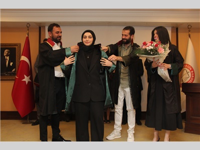 6 STAJYER AVUKATIMIZ CÜBBE GİYDİ
