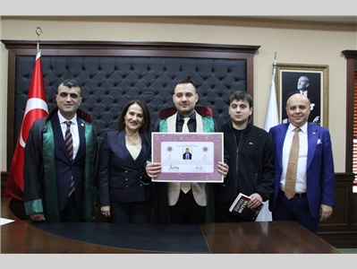 11 STAJYER AVUKATIMIZ, AVUKATLIK RUHSATNAMESİNİ ALDI