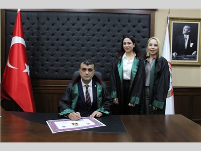 11 STAJYER AVUKATIMIZ, AVUKATLIK RUHSATNAMESİNİ ALDI