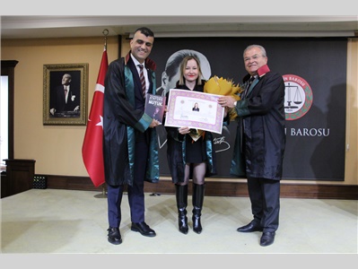 11 STAJYER AVUKATIMIZ, AVUKATLIK RUHSATNAMESİNİ ALDI