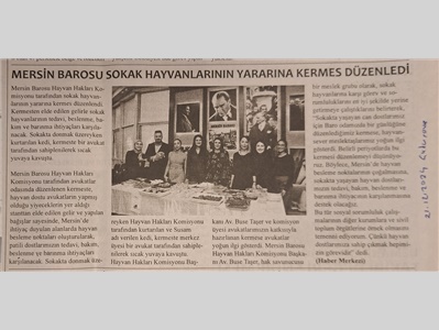 Sokak hayvanları yararına kermes düzenlendi