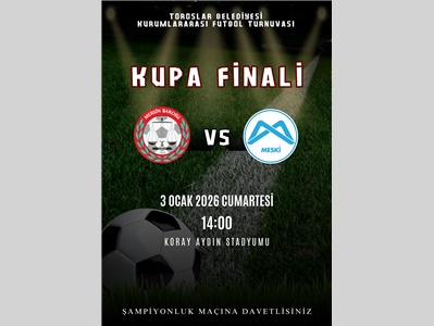 3 OCAK KURUMLARARASI FUTBOL TURNUVASI FİNAL MAÇI