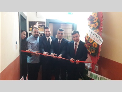 MESLEKTAŞIMIZIN OFİS AÇILIŞINA KATILDIK